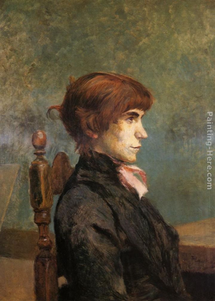 Jeanne Wenz painting - Henri de Toulouse-Lautrec Jeanne Wenz art painting